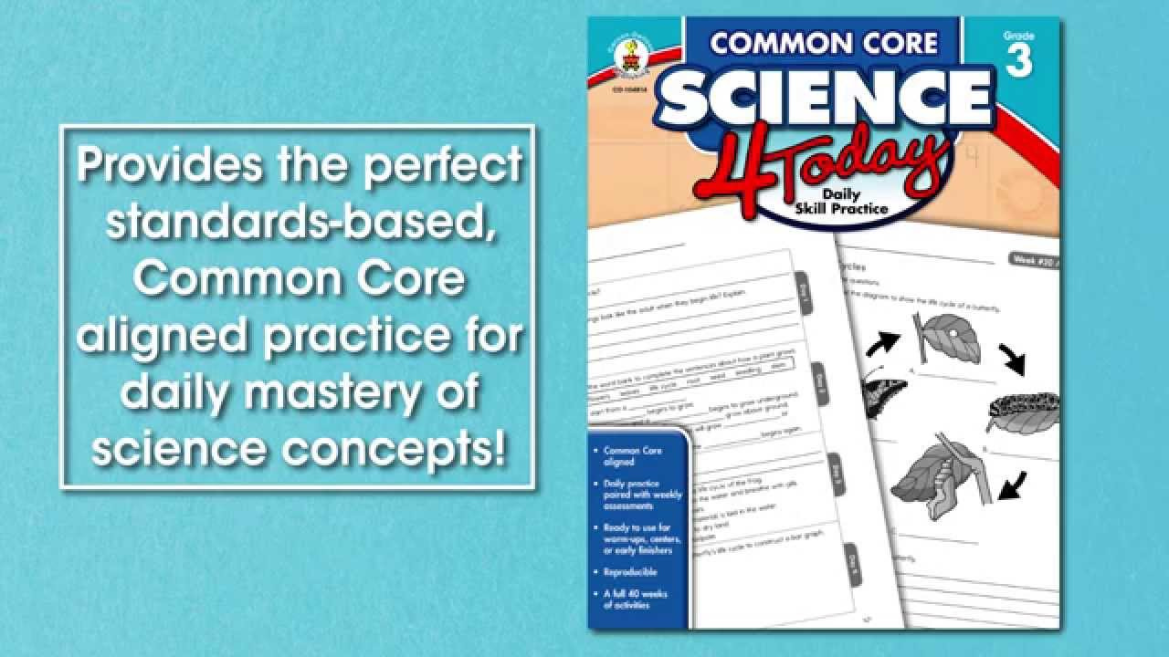 Common Core Science 4 Today Workbooks YouTube