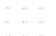 Common Core Sheets Adding And Subtracting Fractions Common Db excel