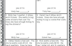 Common Core Worksheets Word Problem Worksheets Money Word Problems