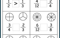 Comparing Fractions With Like Denominators Worksheet Worksheet Resume