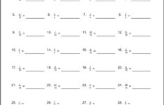 Convert Fractions To Decimals Worksheets