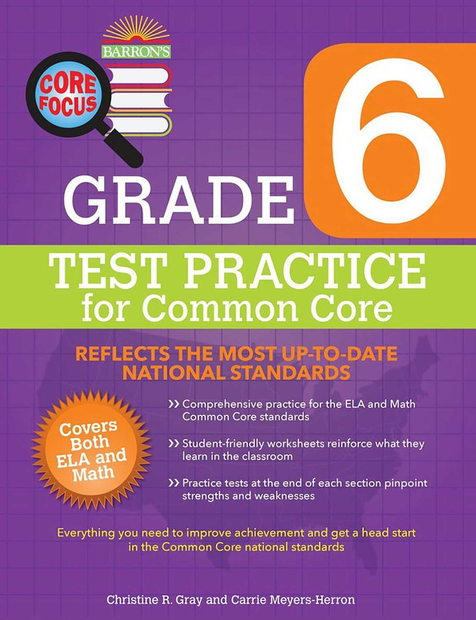 Core Focus Grade 6 Test Practice For Common Core Book By Christine R 