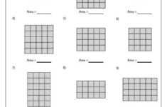 Counting Squares In Rectangles Area Worksheets Area And Perimeter