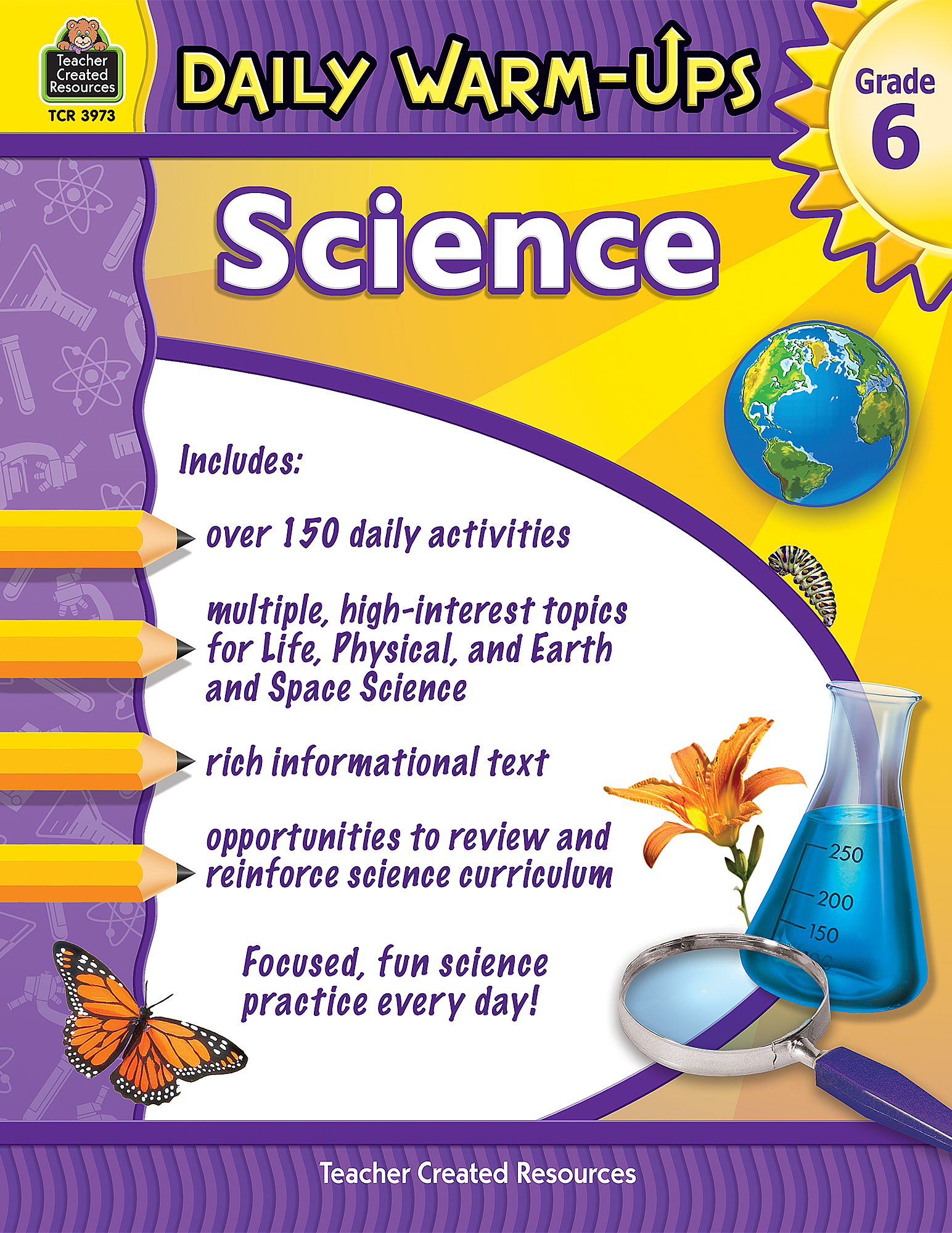 Daily Warm Ups Science Grade 6 TCR3973 Teacher Created Resources