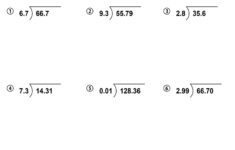 Dividing Decimals Worksheets Math Monks