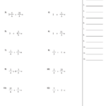 Dividing Fractions Worksheet With Answer Key Printable Pdf Download