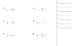 Dividing Fractions Worksheet With Answer Key Printable Pdf Download