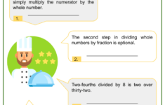 Dividing Whole Number By Fraction 5th Grade Math Worksheets