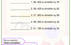 Dividing Whole Numbers 6th Grade Common Core Math Worksheets
