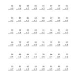Double Digit Multiplication Worksheets Grade 5 Times Tables Worksheets