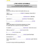 Figurative Language Song With Free Worksheets And Activities