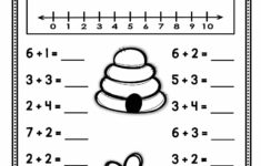 First Grade Math Using A Number Line Practice Common Core Standard 1