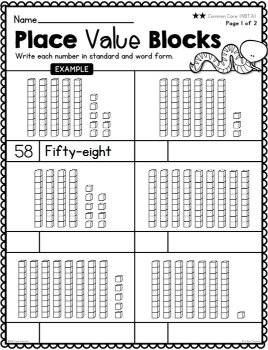 First Grade Place Value Unit 2 Common Core Aligned Differentiated 