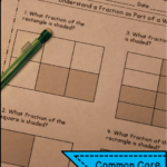 Fractions Assessments For 3rd Grade Common Core Common Core Math