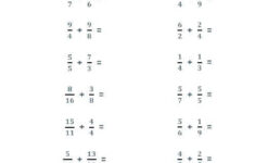 Fractions Worksheets Grade 4 Common Core SHOTWERK