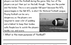 Free 2nd Grade Reading Comprehension Worksheets Common Core Brian