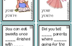 FREE Homophones your You re Task Cards Www englishsafari in In