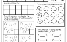 Free Kindergarten Common Core Worksheets Printable Worksheet Template