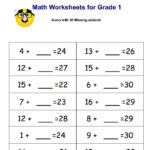 Free Math Worksheets For 3rd Grade Pdf