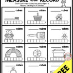 FREE Measurement And Data Kindergarten Math Worksheet Complete Common