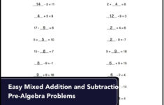 Free Pre Algebra Worksheets pre algebra algebra math worksheets
