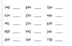 Free Printable Common Core Math Worksheets 4th Grade In 2020 Place