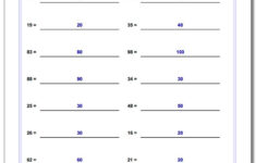 Free Printable Common Core Math Worksheets For Third Grade Free Printable