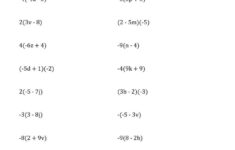 Free Printable Distributive Property Worksheets Free Printable A To Z