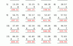 Free Printable Multiplying Decimals Worksheets Free Printable