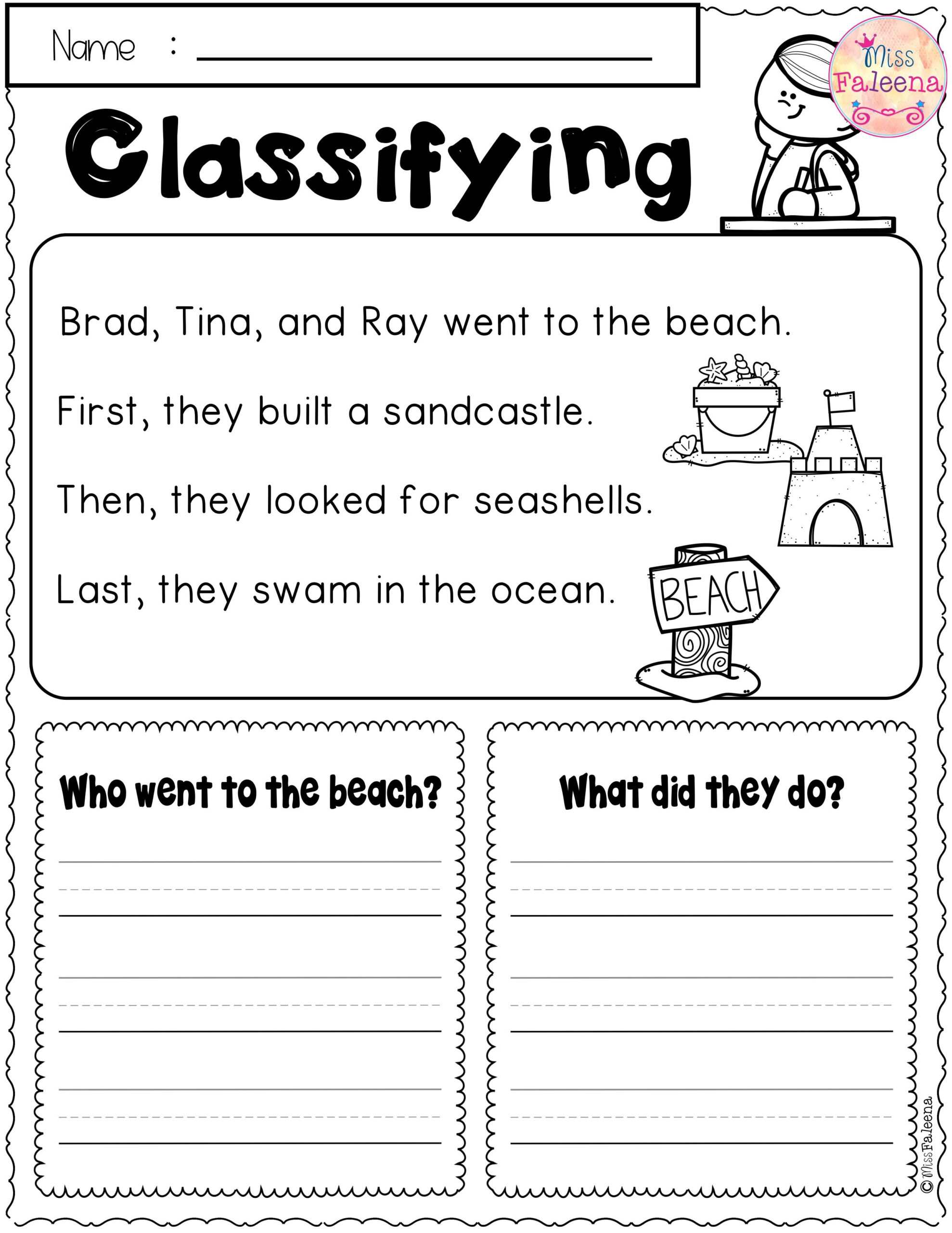 Free Reading Skills Contains 8 Pages Of Reading Skills Worksheets This 