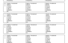 FREE Weekly Lesson Plan Template And Teacher Resources