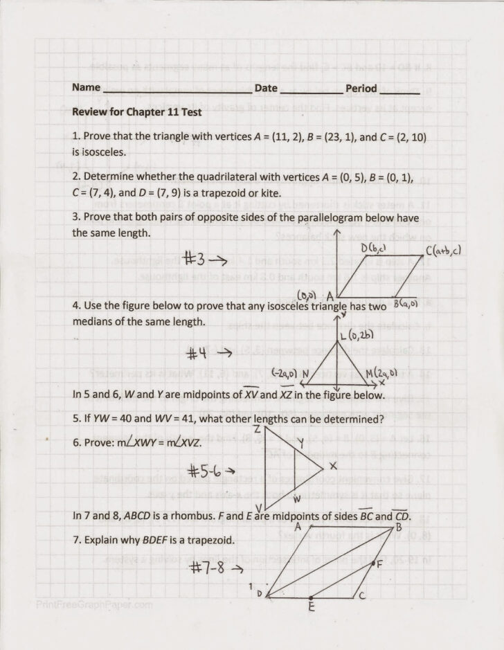 Pearson Geometry Common Core Worksheets