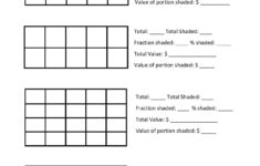 Great Graphical Teaching Template For Translating Between Fractions