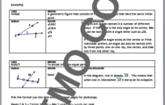 High School Geometry Common Core G CO A 1 Precise Definitions
