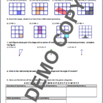 High School Geometry Common Core G CO A 3 Symmetry Activities