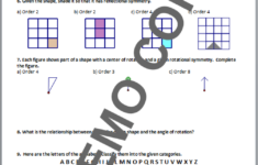 High School Geometry Common Core G CO A 3 Symmetry Activities