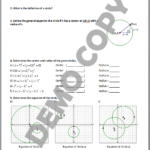 High School Geometry Common Core G GPE A 1 Derive Equation Of Circle