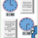 Identifying Time In Hours And Half Hours Worksheets Helping With Math