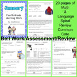 January Morning Work Fourth Grade Common Core Standards Common Core