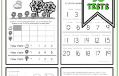 Kindergarten Math Assessments With 16 Tests Kindergarten Math Math