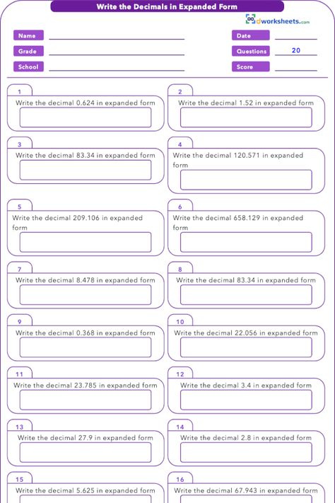 Learning Or Teaching 5th Grade Common Core Math Worksheet For 5 NBT A 3 