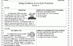 Literacy Math Ideas Common Core Second Grade Reading Comprehension