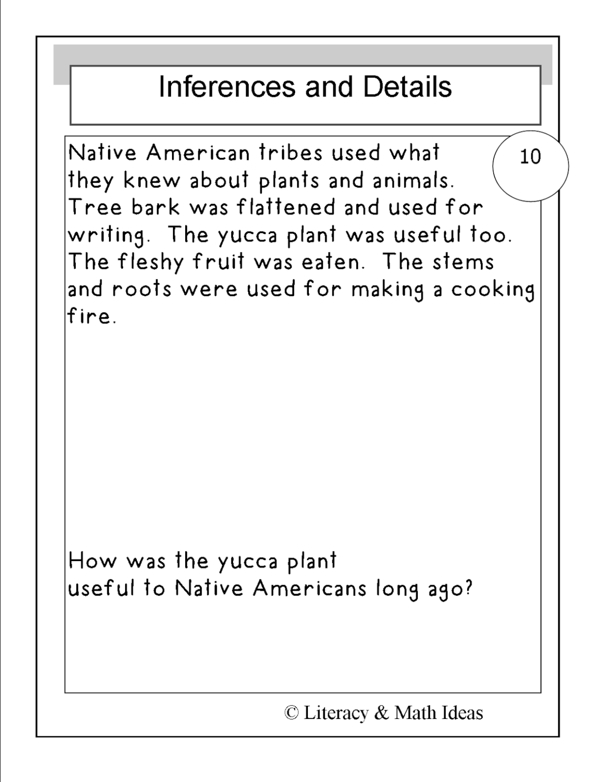 Common Core Inference Worksheets | Common Core Worksheets