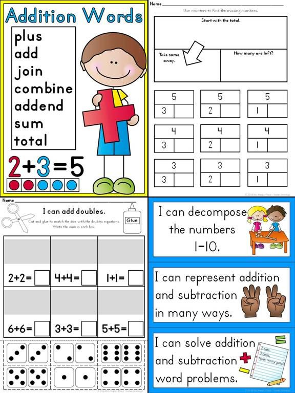Lots Of Common Core Aligned Addition And Subtraction Printables For 