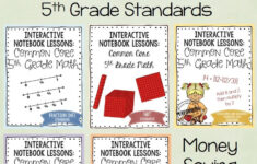 Math Interactive Notebook 5th Grade Bundle Common Core Standards ENTIRE