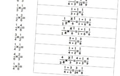 Math Worksheets Fraction Multiplication Common Core Math Worksheets