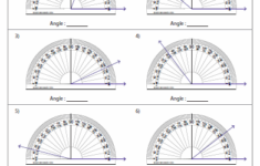 Measuring Angles And Protractor Worksheets Angles Worksheet