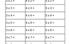 Multiplication Math Grid 3x 5x Worksheet Http www kidscanhavefun