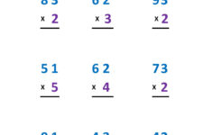 Multiplication Problems 1 X 2 Digit Regroup Tens Mr R s World Of Math