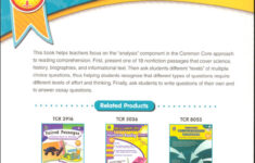 Nonfiction Reading Comprehension For The Common Core Grade 6 Teacher